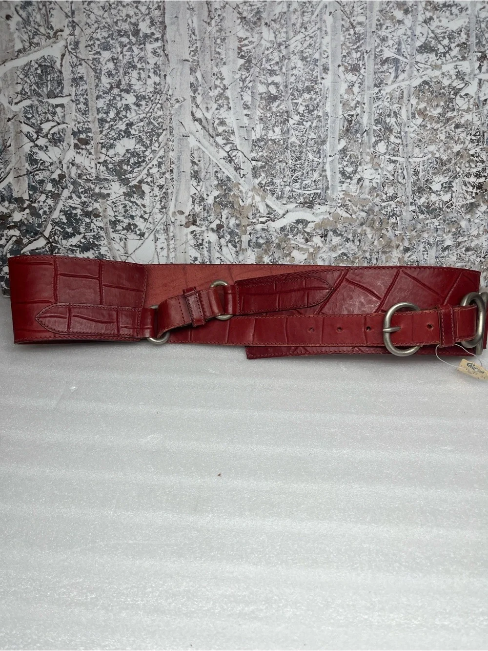 Locomotive by Doppia Vita:NEW Leather Belt Italy Sz 100